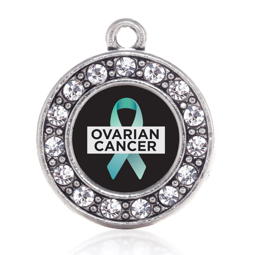 Ovarian Cancer Circle Charm