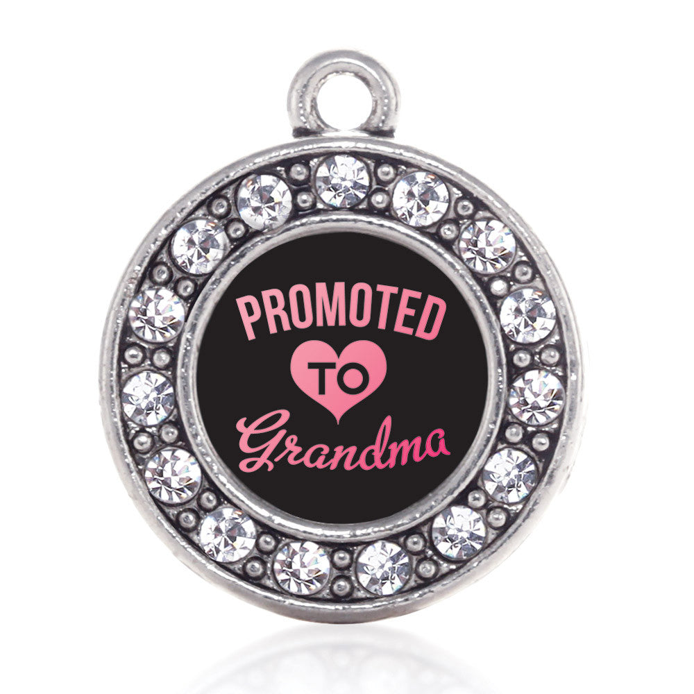 Promoted To Grandma Circle Charm