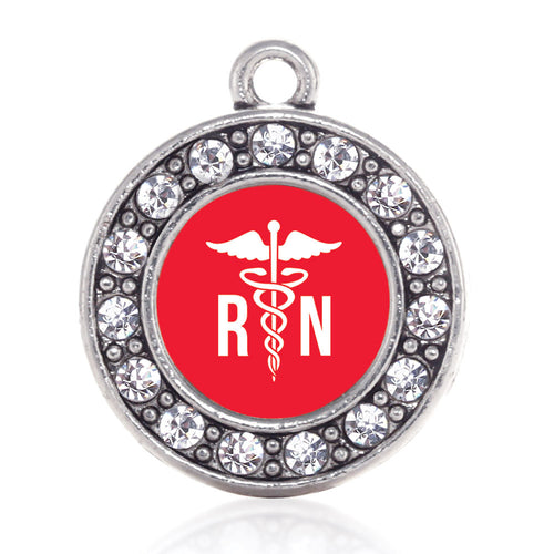 Registered Nurse Circle Charm