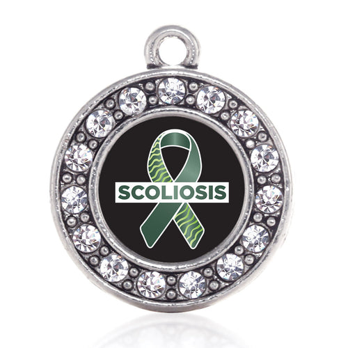Scoliosis Support and Awareness Circle Charm