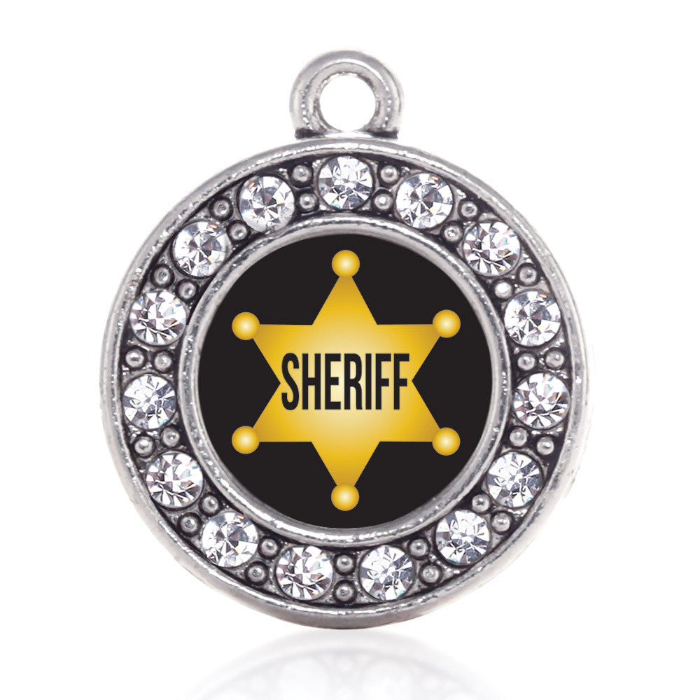 Sheriff Circle Charm