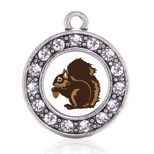 Squirrel Circle Charm