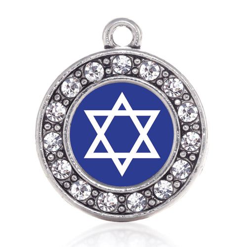 Star of David Circle Charm