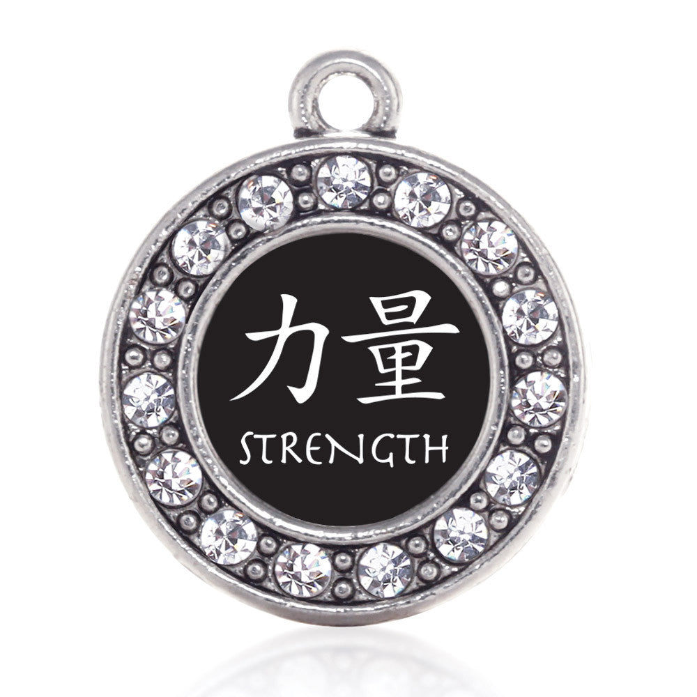Strength In Chinese Circle Charm