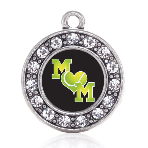 Tennis Mom Circle Charm
