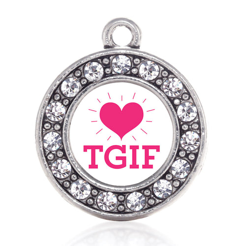TGIF Circle Charm