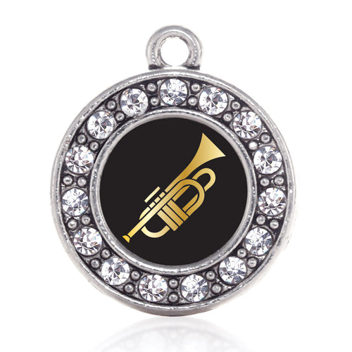 Trumpet Circle Charm
