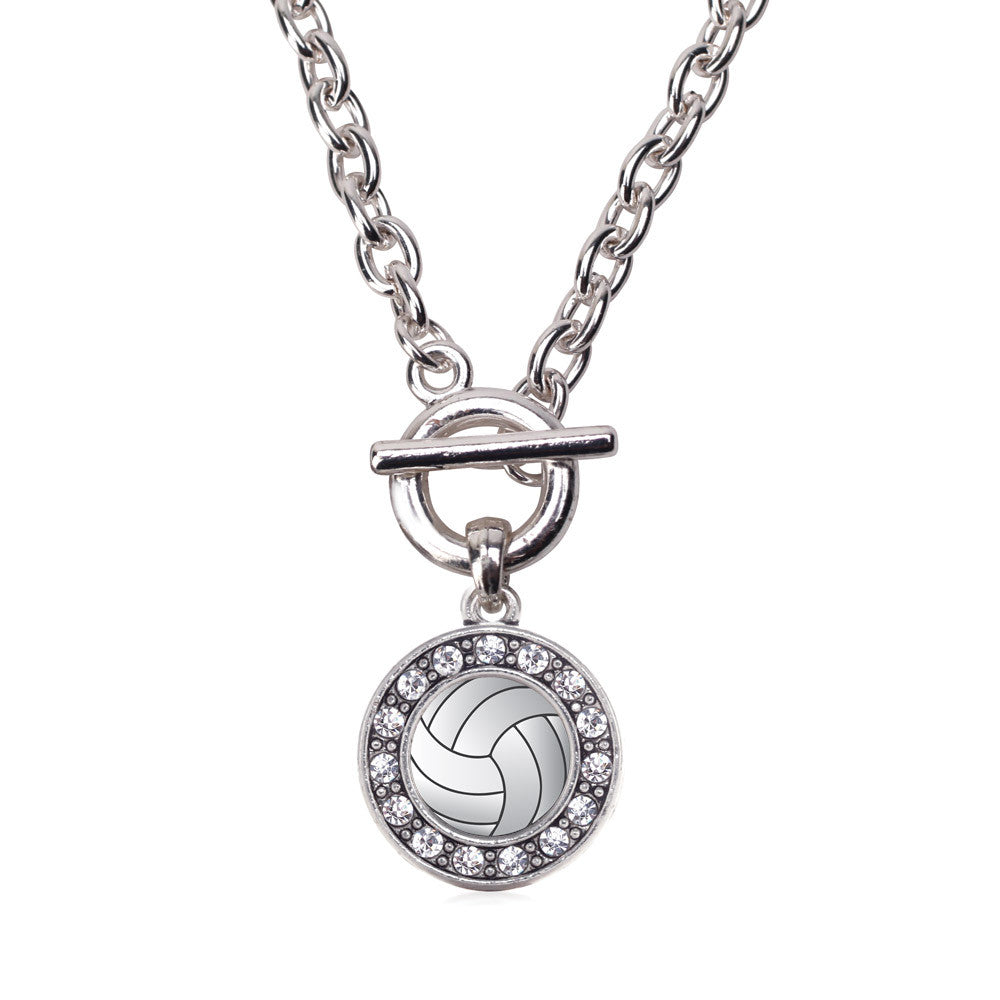 Volleyball Circle Charm