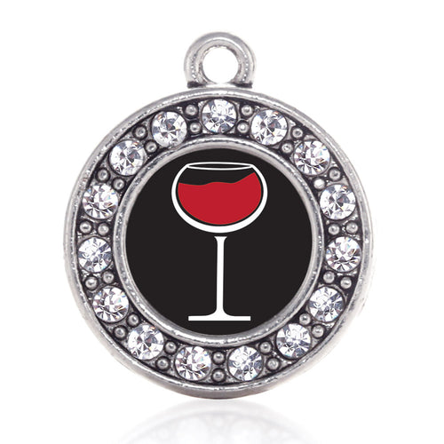 Wine Lovers Circle Charm