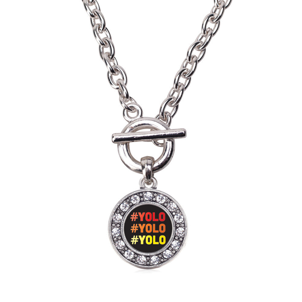 You Only Live Once Circle Charm
