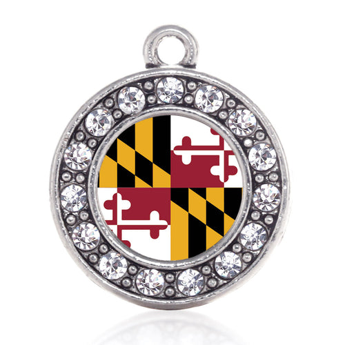 Maryland Flag Circle Charm