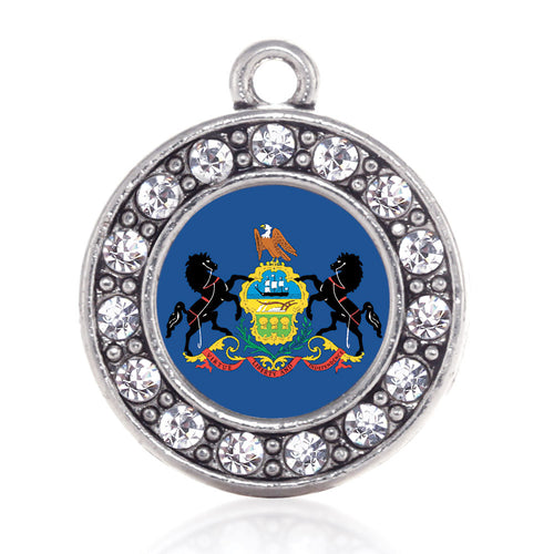 Pennsylvania Flag Circle Charm