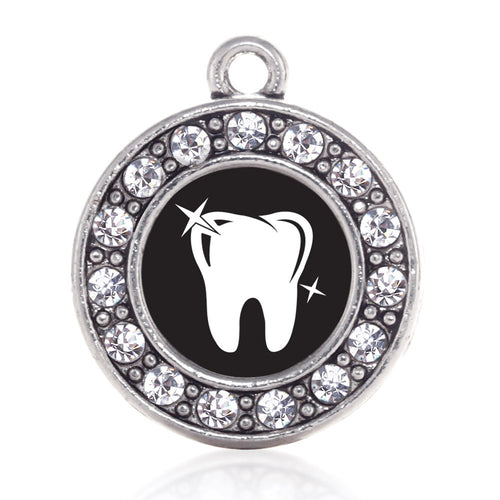 Shiny Tooth Circle Charm