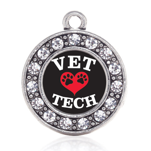 Vet Tech Circle Charm