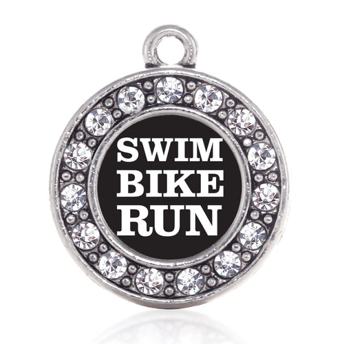 The Triathletes Circle Charm