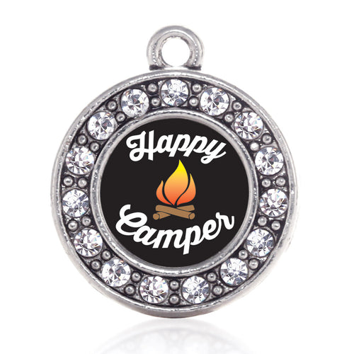 Happy Camper Circle Charm