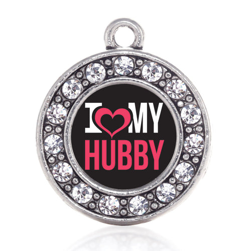 I Love My Hubby Circle Charm