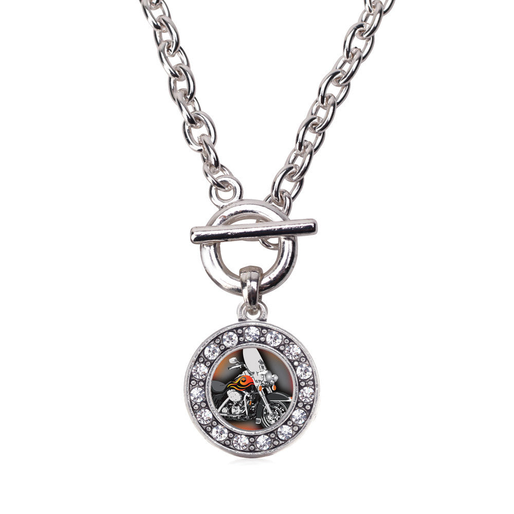Motorcycle Lovers Circle Charm