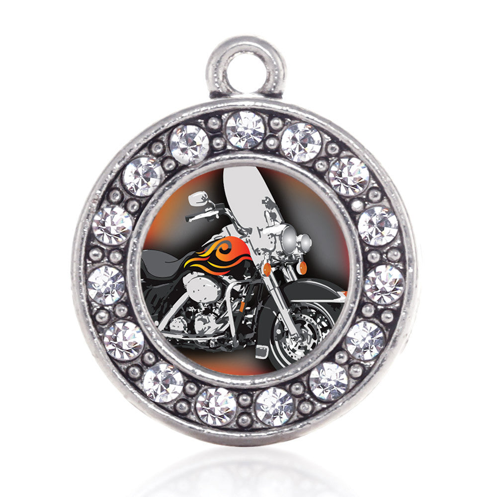 Motorcycle Lovers Circle Charm