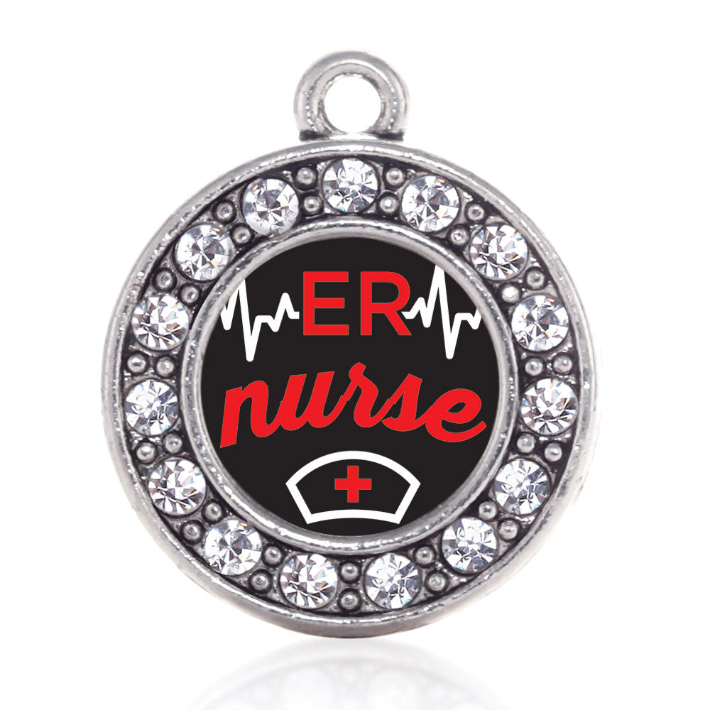 ER Nurse Circle Charm