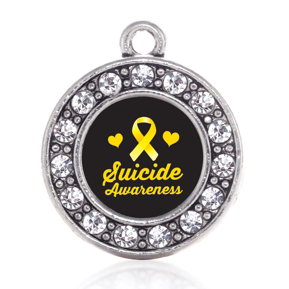 Suicide Awareness Circle Charm