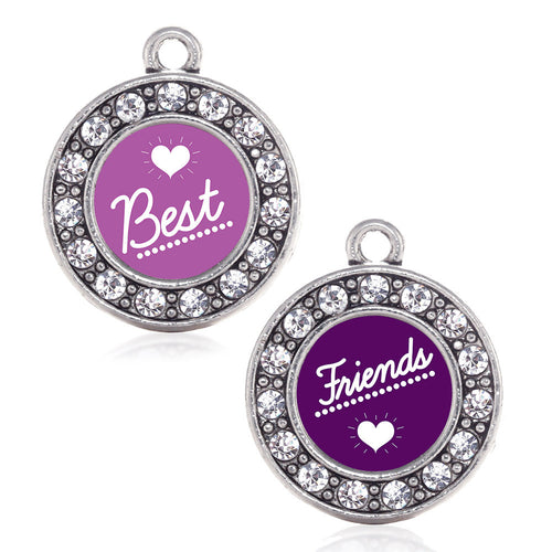 Best Friends Set Circle Charm