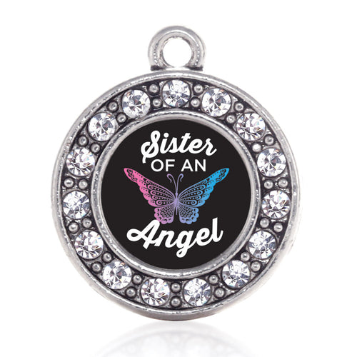 Sister Of An Angel Circle Charm