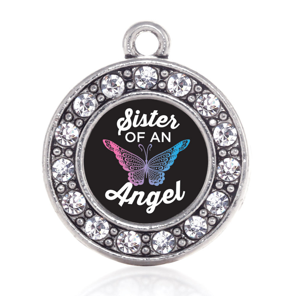 Sister Of An Angel Circle Charm