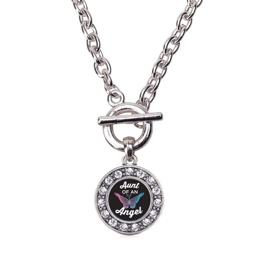 Aunt Of An Angel Circle Charm