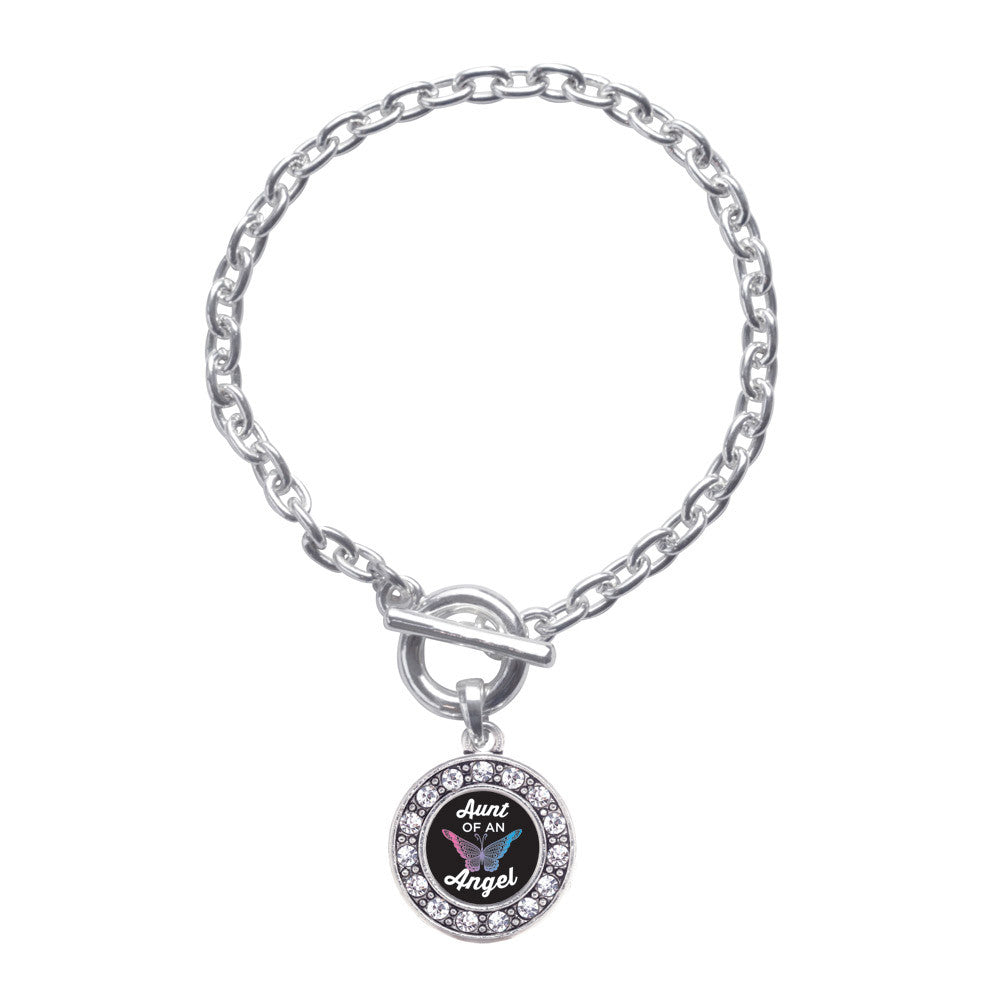 Aunt Of An Angel Circle Charm