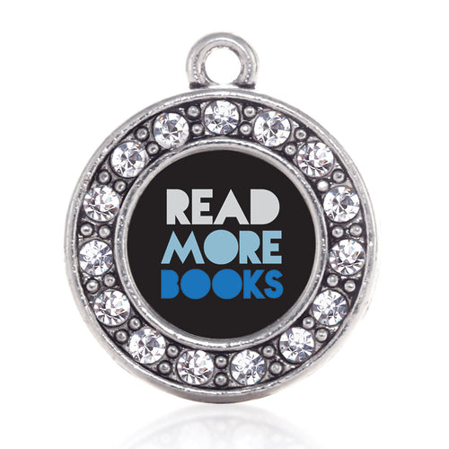 Read More Book Circle Charm