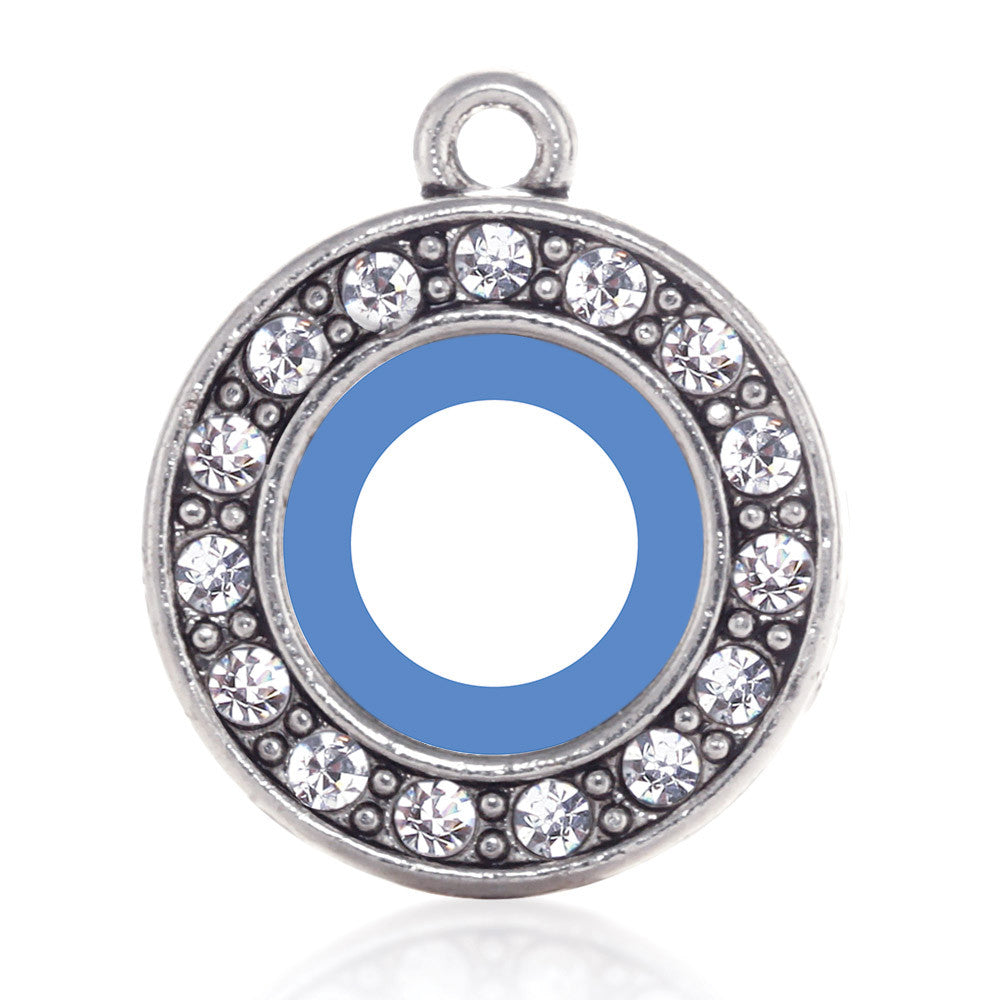 Diabetes Blue Symbol Circle Charm
