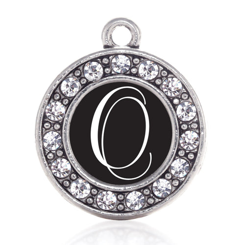 My Script Initials - Letter O Circle Charm