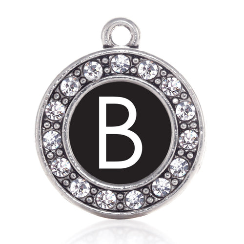 My Initials - Letter B Circle Charm