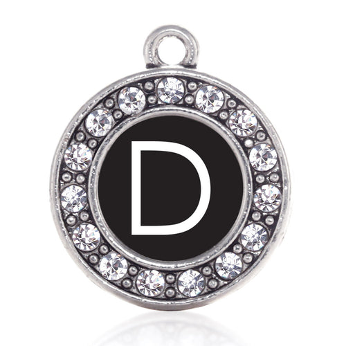 My Initials - Letter D Circle Charm