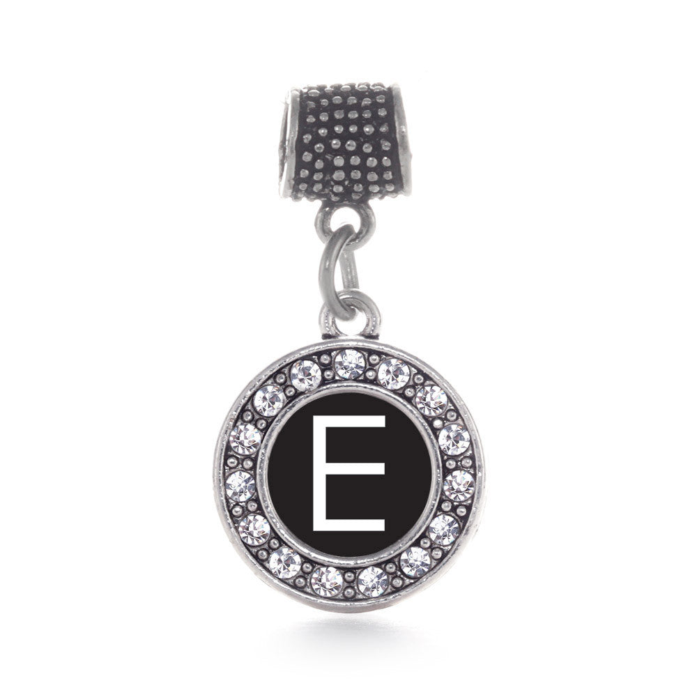 My Initials - Letter E Circle Charm