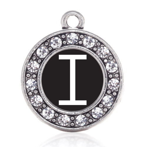 My Initials - Letter I Circle Charm