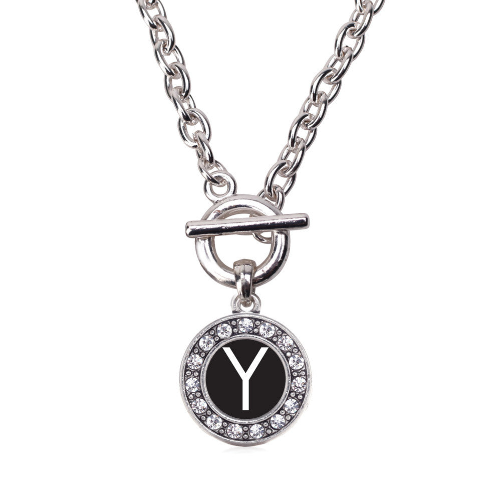 My Initials - Letter Y Circle Charm