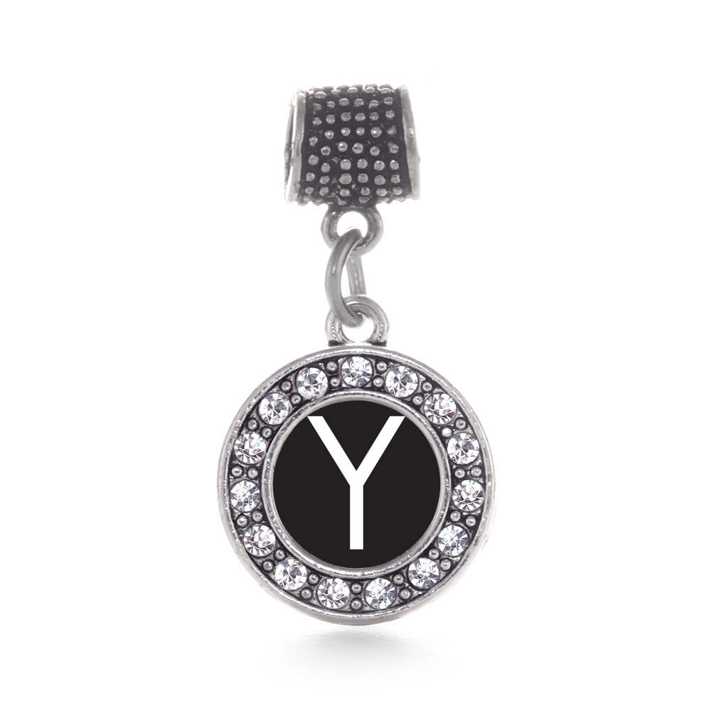 My Initials - Letter Y Circle Charm