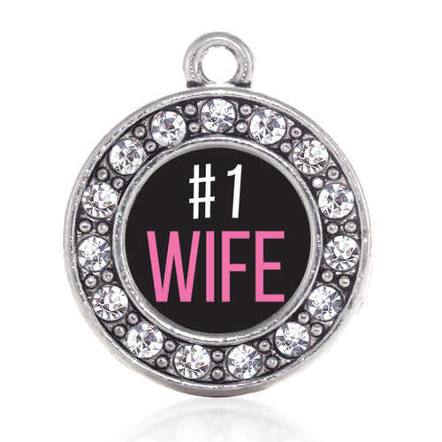 #1 Wife Circle Charm
