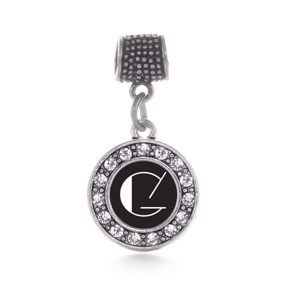 My Vintage Initials - Letter G Circle Charm