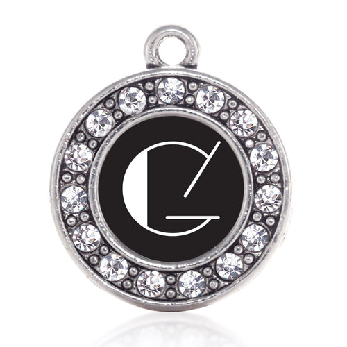 My Vintage Initials - Letter G Circle Charm