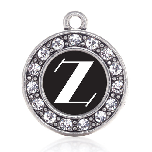 My Vintage Initials - Letter Z Circle Charm