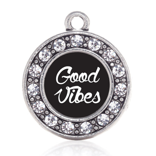 Good Vibes Circle Charm
