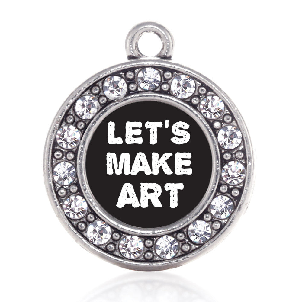 Let's Make Art Circle Charm