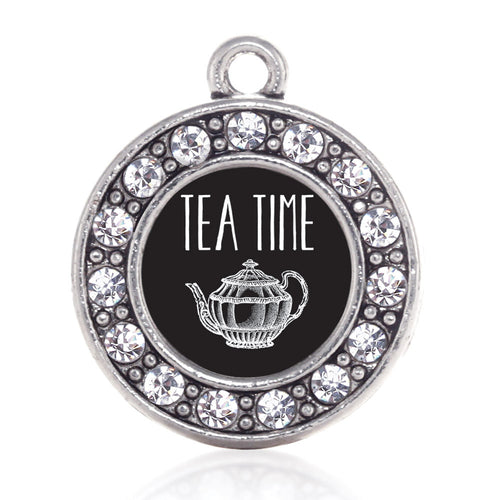 Tea Time Circle Charm