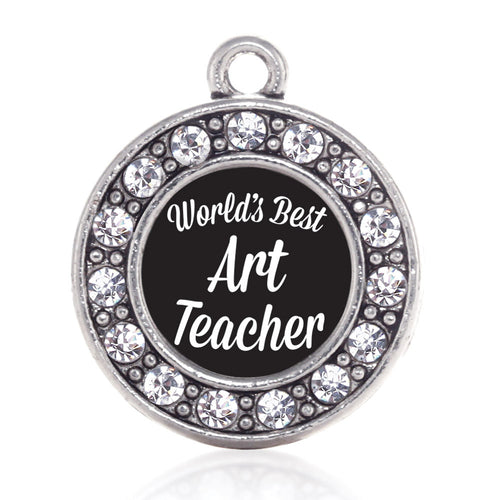 World's Best Art Teacher Circle Charm