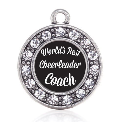 World's Best Cheerleader Coach Circle Charm