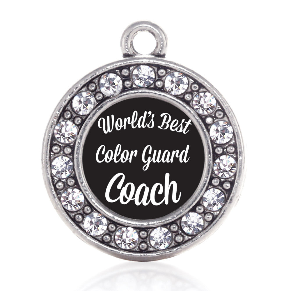 World's Best Color Guard Coach Circle Charm