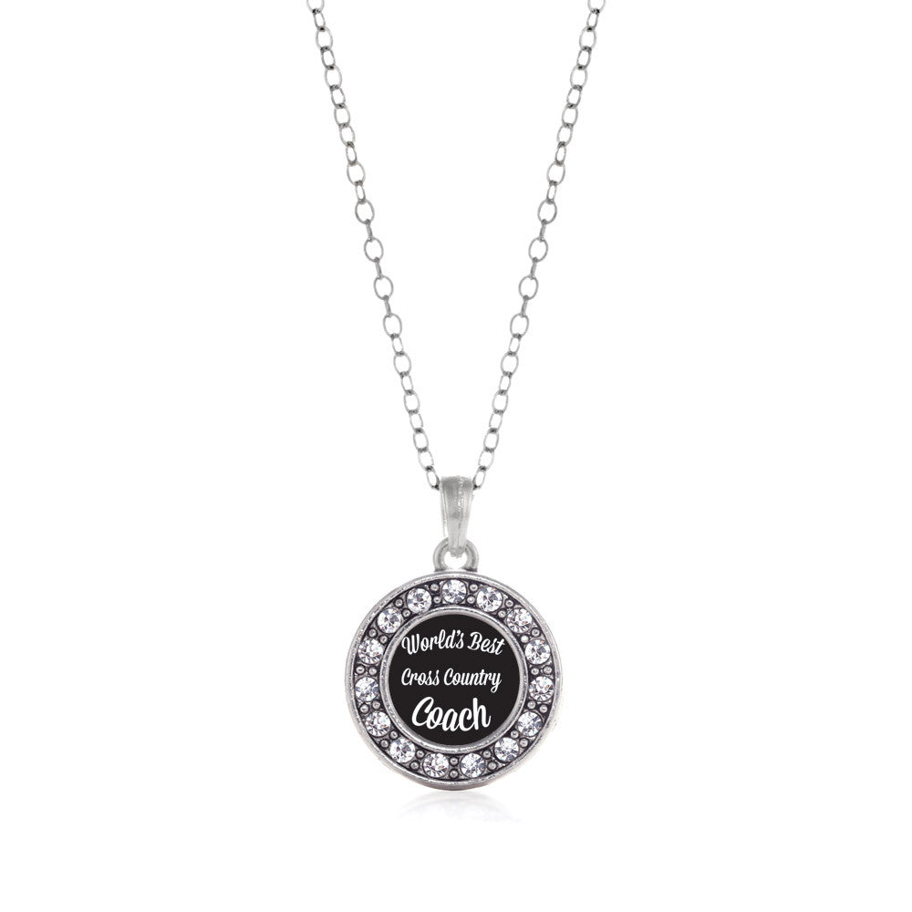 World's Best Cross Country Coach Circle Charm